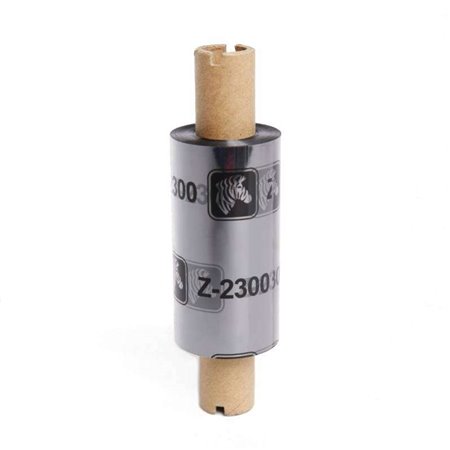 Pacote de 12 fitas de transferência térmica originais Zebra ZipShip 2300 - Fitas de cera - Núcleo de 12,7 mm, largura de 64 mm, 