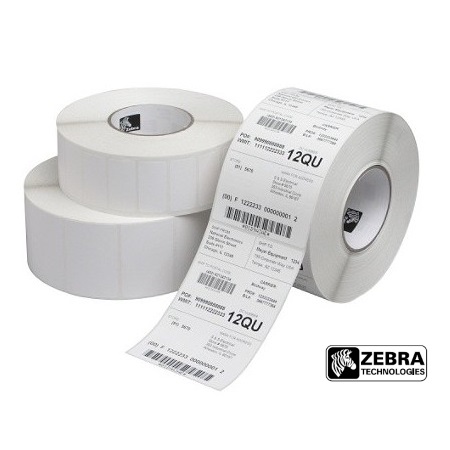 Zebra Z-Select 2000T Pack de 12 rolos de etiquetas térmicas originais 102x76 mm - Adesivo permanente - 930 unidades por rolo - 3