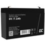Bateria Chumbo Gel AGM 6V 7.2A GREEN CELL