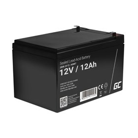 Bateria Chumbo Gel AGM 12V 12A GREEN CELL