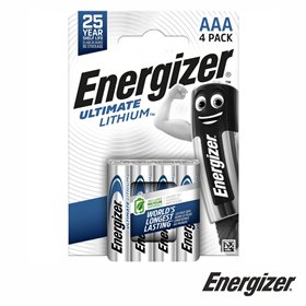 Pilha Alcalina AAA 1.5V 4x Ultimate Lithium ENERGIZER Pilha Alcalina AAA 1.5V 4x Ultimate Lithium ENERGIZER
