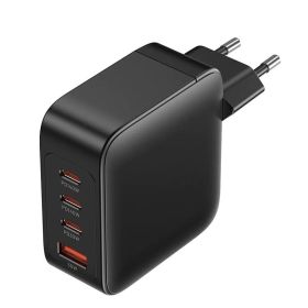 Carregador de Parede GaN Vention FEIB0-EU/ 3xUSB-C + Cabo USB-C/ 1xUSB/ 140W