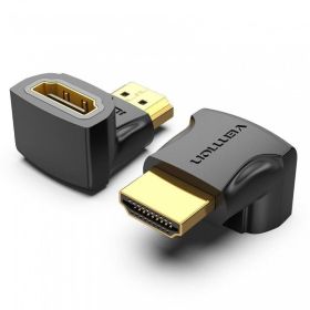 Adaptador HDMI 4K 90º Vention AIOB0-2/ HDMI Macho - HDMI Fêmea/ Pack 2 Uds