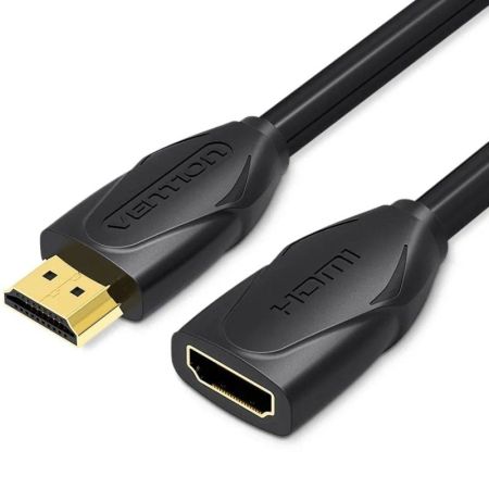 Extensão HDMI Vention VAA-B06-B150/ HDMI Macho - HDMI Fêmea/ 1.5m/ Preto