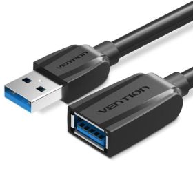 Extensão USB 3.0 Vention VAS-A45-B300/ USB Macho - USB Fêmea/ 5Gbps/ 3m/ Preto
