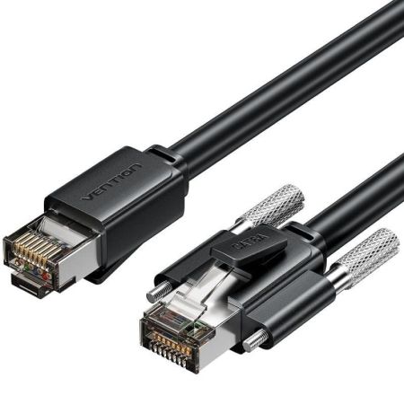 Cabo de Rede RJ45 SFTP Vention IBUBI Cat.6/ 3m/ Preto