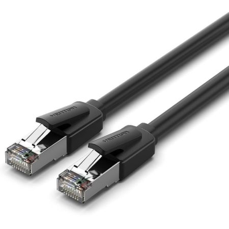 Cabo de Rede RJ45 UTP 26AWG Vention IKKBJ Cat.8/ Gaming/ 5m/ Preto