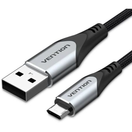 Cabo USB 2.0 Vention COCHG/ USB Macho - MicroUSB Macho/ 480Mbps/ 1.5m/ Preto