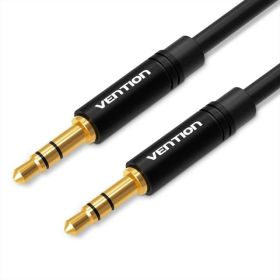 Cabo Stereo Vention BAKBF/ Jack 3.5 Macho - Jack 3.5 Macho/ 1m/ Preto