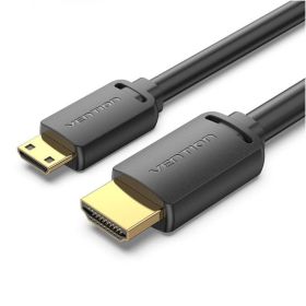 Cabo HDMI 4K Vention AGHBF/ HDMI Macho - Mini HDMI Macho/ 1m/ Preto