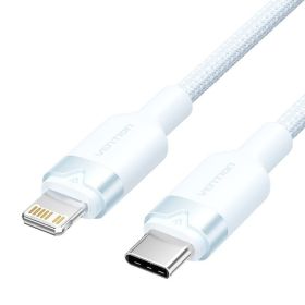 Cabo USB-C Lightning Vention LALSH/ USB-C Macho - Lightning Macho/ 27W/ 480Mbps/ 2m/ Azul