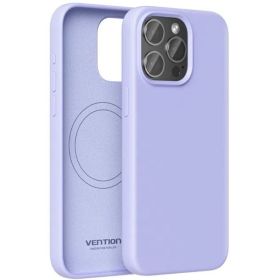 Capa Silicone com Magsafe Vention KUEV0-10/ Compativel com iPhone 14/ Roxo