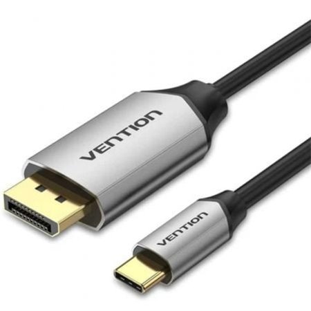 Cabo Conversor Vention CGZBG/ USB-C Macho - DisplayPort Macho/ 1.5m/ Preto