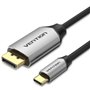 Cabo Conversor Vention CGZBG/ USB-C Macho - DisplayPort Macho/ 1.5m/ Preto
