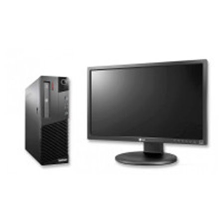 Inclui Office! Lenovo Think Centre M93P SD - Intel Core i5-4570, 8GB, 500GB SSD, DVD-RW, Win 10 Pro + Monitor HP LA22