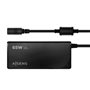 Cargador de Portátil Aisens ASLC-65WAUTO-BK/ 65W/ Automático/ 9 Conectores/ Voltaje 18.5-20V/ 1 USB QC3.0