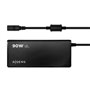 Cargador de Portátil Aisens ASLC-90WAUTO-BK/ 90W/ Automático/ 12 Conectores/ Voltaje 15-20V/ 1 USB QC3.0