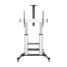 Soporte de Suelo Inclinable con Ruedas y Manivela Aisens FT100TE-125 para TV 60-100"/ hasta 100kg