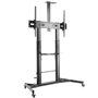Soporte de Suelo Inclinable con Ruedas y Manivela Aisens FT100TE-171 para TV 60-100"/ hasta 100kg