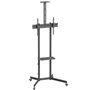 Soporte de Suelo Inclinable con Ruedas/ Soporte de Cámara Aisens FT70TE-335 para TV 37"-70"/ hasta 45kg