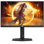 Monitor Gaming AOC 24G4X 23.8"/ Full HD/ 0.5ms/ 180Hz/ IPS/ Multimedia/ Regulable en altura/ Negro