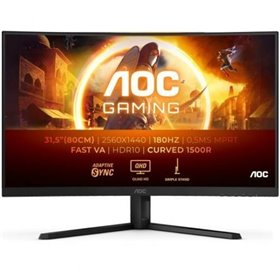 Monitor gamer curvo AOC CQ32G4VE de 31,5"/ QHD/ 0,5 ms/ 180 Hz/ VA/ Preto Monitor Gaming Curvo AOC CQ32G4VE 31.5"/ QHD/ 0.5ms/ 180Hz/ VA/ Negro