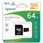 Tarjeta de Memoria Apacer 64GB XC UHS 1 con Adaptador/ Clase 10/ 100MBs