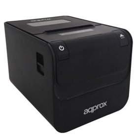 Impressora de bilhetes Approx appPOS80USB+WIFI/ Térmica/ Largura do papel 80 e 58 mm/ USB-WiFi-RJ11/ Preta Impresora de Tickets Approx appPOS80USB+WIFI/ Térmica/ Ancho papel 80 y 58mm/ USB-WiFi-RJ11/ Negra