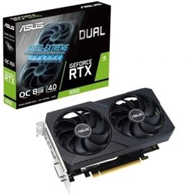 Placa de vídeo Asus Dual GeForce RTX 3050 V2 OC/ 8 GB GDDR6 Tarjeta Gráfica Asus Dual GeForce RTX 3050 V2 OC/ 8GB GDDR6