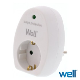 Tomada Elétrica C/ 1 Saída E Filtro Picos Branco