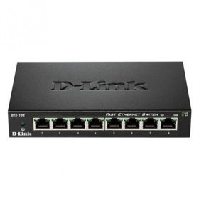 Switch D-Link DES-108 8 Puertos/ RJ-45 10/100