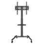 Soporte de Suelo Orientable/ Inclinable con Ruedas Fonestar STS-4244N para TV de 32-65"/ hasta 35kg