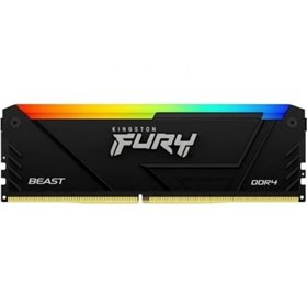 Memoria RAM Kingston FURY Beast RGB 32GB/ DDR4/ 3200MHz/ 1.35V/ CL16/ DIMM
