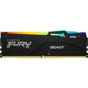 Memoria RAM Kingston FURY Beast RGB 16GB/ DDR5/ 6000MHz/ 1.35V/ CL36/ DIMM