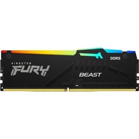 Memoria RAM Kingston FURY Beast RGB 8GB/ DDR5/ 6000MHz/ 1.35V/ CL36/ DIMM