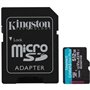 Tarjeta de Memoria Kingston CANVAS Go! Plus 512GB microSD XC con Adaptador/ Clase 10/ 200MBs