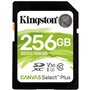 Tarjeta de Memoria Kingston CANVAS Select Plus 256GB SD XC/ Clase 10/ 100MBs