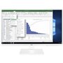 Monitor Profesional LG 24BK55YP-W 23.8"/ Full HD/ Multimedia/ Regulable en altura/ Blanco