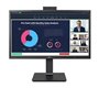Monitor Profesional LG 24BP75CP-B 23.8"/ Full HD/ Webcam/ Multimedia/ Regulable en altura/ Negro