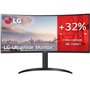Monitor Profesional Ultrapanorámico Curvo LG UltraWide 34WP75CP-B 34"/ WQHD/ Multimedia/ Regulable en altura/ Negro