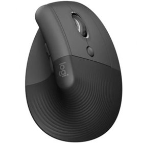 Ratón Ergonómico Inalámbrico por Bluetooth/ 2.4GHz Logitech Lift Vertical Ergonomic Mouse Business/ Hasta 4000 DPI/ Grafito