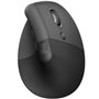 Ratón Ergonómico Inalámbrico por Bluetooth/ 2.4GHz Logitech Lift Vertical Ergonomic Mouse Business/ Hasta 4000 DPI/ Grafito