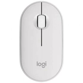 Ratón Inalámbrico Logitech Pebble 2 M350S/ Hasta 1000 DPI/ Blanco