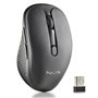 Ratón Inalámbrico NGS Evo Peep silencioso/ Batería recargable/ Hasta 3200 DPI/ Negro
