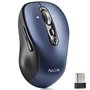 Ratón Inalámbrico por Bluetooth NGS Infinity-RB/ Batería recargable/ Hasta 3200 DPI/ Azul