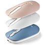 Ratón Inalámbrico por Bluetooth NGS Shell-RB/ Batería recargable/ Hasta 1600 DPI/ Azul/ Blanco/ Rosa