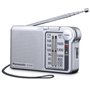 Radio Portátil Panasonic RF-P150D/ con Batería/ a Pilas/ Plateada