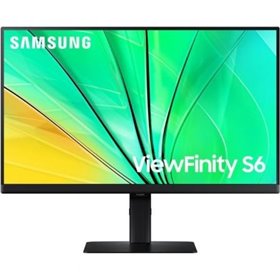 Monitor Profesional Samsung ViewFinity S6 S24D600EAU 24"/ QHD/ Regulable en Altura/ Negro
