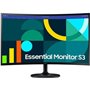 Monitor Profesional Samsung Essential Monitor S3 S36GD S24D302GAU/ 27"/ Full HD/ Negro