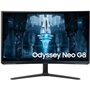 Monitor Gaming Curvo Samsung Odyssey Neo G8 S32BG850NP 32"/ 4K/ 1ms/ 240Hz/ VA/ Regulable en altura/ Negro y Blanco